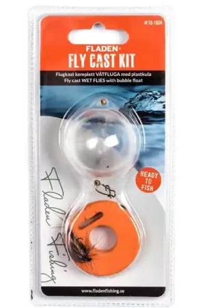Vente Flash Set de Lancer à la Mouche Fladen Flotteur à Bulle Incl.