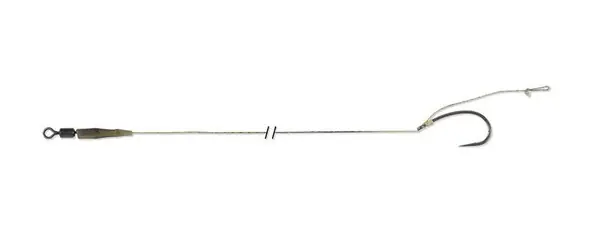 Authentique Bas de ligne Carpe Carp Spirit 25lb Barbed KD Rig