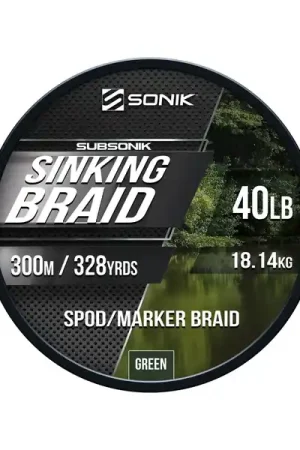 Tresse Sonik Subsonik Sinking Braid 0.20mm (18.14kg) Must-Have