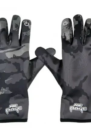 Gants thermiques Fox Rage Thermal Camo Gloves Pas Cher
