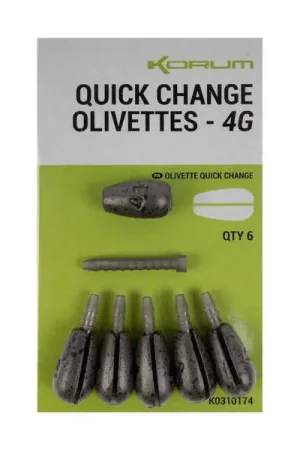Korum Quick Change Olivettes Solde