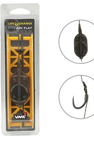 Produit De Marque Bas de ligne Life Orange Method Rig Arc Flat (80cm)