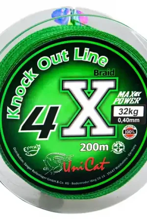Réduction Tresse Unicat Knock Out line 4x Braid