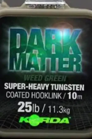 Korda Dark Matter Super-Heavy Tungsten Coated Hooklink Vente Flash