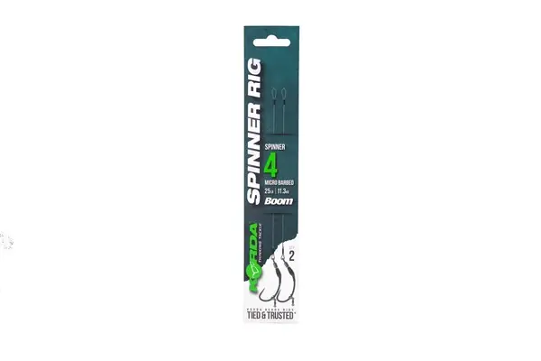 Bas de ligne Korda Spinner Rig Spinner 14cm (25lb) (2 Pcs) Commander Vite