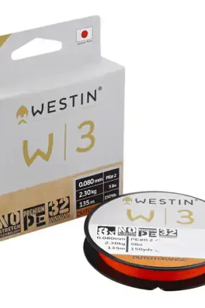 Tresse Westin W3 8-Braid Dutch Orange (135m) Expédié Aujourd'hui
