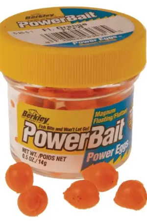 Berkley Powerbait Floating Eggs 'Fluo Orange' 40 pièces Offre Exclusive