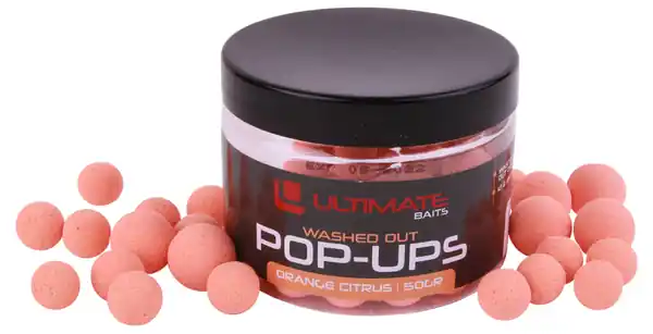 Nouvelle Collection Ultimate Baits Washed Out Pop Ups 12+15mm
