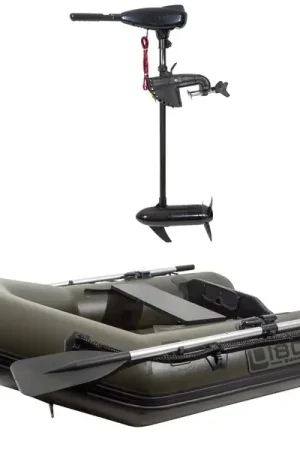 Réduction Ensemble bateau pneumatique avec plancher gonflable et moteur électrique Ultimate