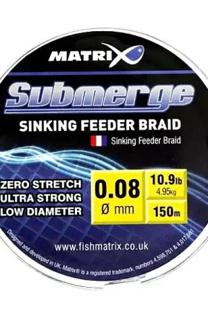 Expédition Rapide Matrix Submerge Feeder Braid 0,08mm - 150m