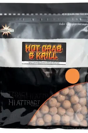 Bouillettes Dynamite Baits Hot Crab & Krill (1kg) Remise