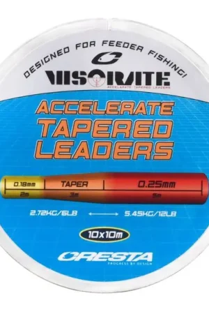 Paiement Sécurisé Tête de ligne Cresta Visorate Accelerate Tapered Leader 0,18-0,25mm (10m)