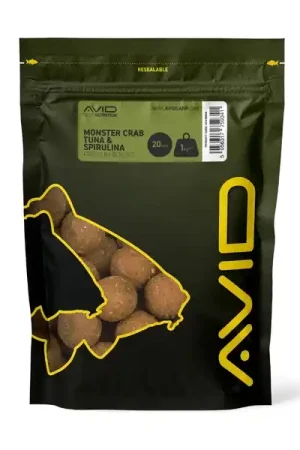 Commande En Gros Bouillettes Avid Monster Crab-Tuna & Spirulina (1kg)