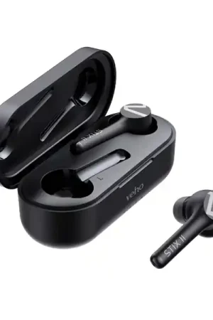 Écouteurs sans fil Veho Stix II True Wireless Carbon Black Certifié