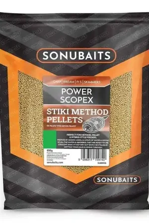 Pellets Sonubaits Stiki Power Scopex Method 4 mm (650g) Pas Cher