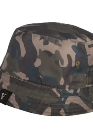 Super Prix Fox Khaki / Camo Reverse Bucket Hat - Chapeau réversible