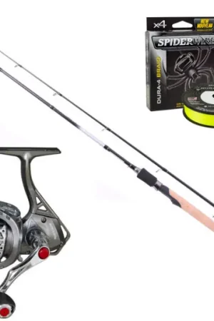 Pezon & Michel Redoutable Spin Set avec tresse Spiderwire Promotion Saisonnière