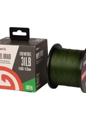 Tresse carpe verte 0.26mm 13.8kg 1200m Trakker Propel Braid Offre Exclusive