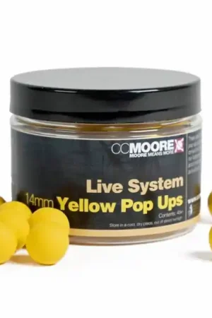 Pop-ups jaunes CC Moore Live System 14mm (45pcs) Nouvelle Collection