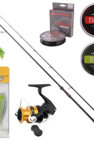 Top Vente Ultimate Seabass Ensenble avec canne, moulinet,fil et des leurres pour le bar !