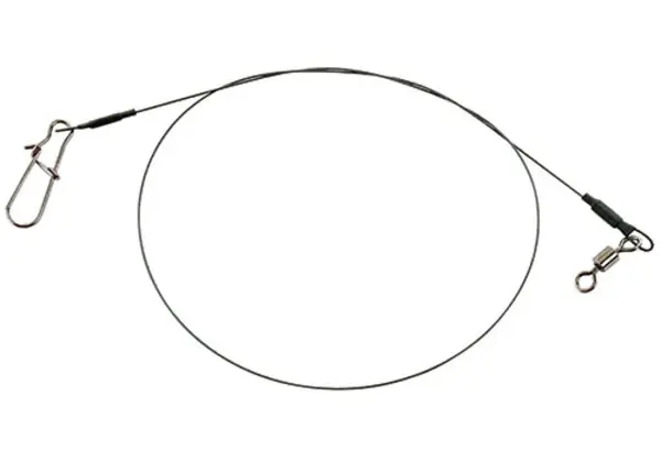 Bas de Ligne Fox Rage Strike Point 7 Strand Titanium Leader 50cm 23kg/50lb (2 pièces) Certifié