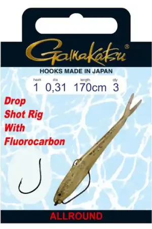 Haute Qualité Gamakatsu Dropshot Rig Worm 39