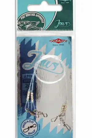 Offre Du Jour Mikado Jaws Steel Leaders Strong, par 2 pièces (choix entre 3 options)