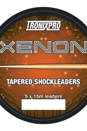 Marque Tronixpro Xenon Tapered Leaders Orange 15m (5 pcs)
