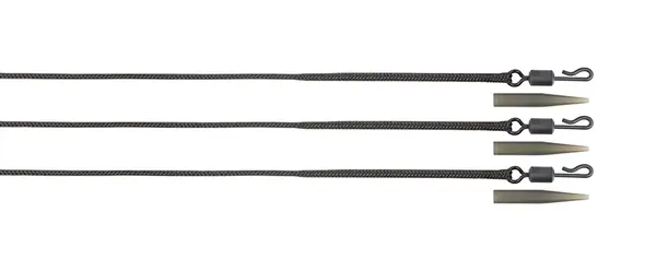 Quantité Limitée Montages Leadcore Fox Edges Naturals 50lb 75cm (3 pièces)