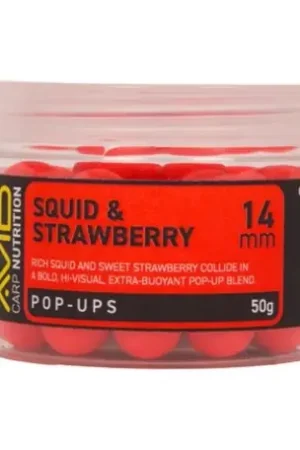 Dernier Modèle Pop-up Avid Squid & Strawberry Red 50g (14mm)