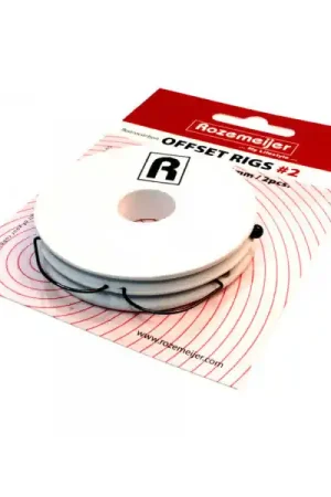 Paiement Sécurisé Bas de ligne Carolina Rozemeijer Fluoro Carbon Offset Rigs 50cm (2pcs)