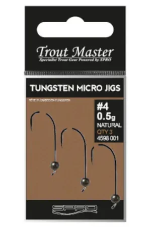 Têtes plombées en Tungstène Spro Trout Master Offre Spéciale