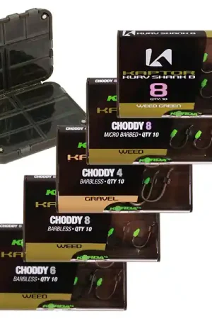 Korda Kaptor Hook Pack avec 50 hameçons de carpe camouflés ! Meilleur Choix