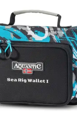 Trousse à bas de ligne/montages Aquantic Sea Rig Wallet (Avec petite boite) Retour Gratuit