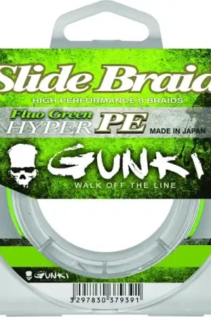 Tresse Gunki Slide Braid Iron-T 120m – Vert Fluo Acheter En Ligne