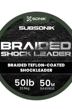 Sonik Braided Shock Leader 50lb (50m) Seulement Aujourd'hui