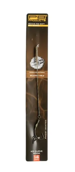 Prix Promo Montage PB Products Ronnie Rig Soft Vis à Appât (45lb) (1 pièce)