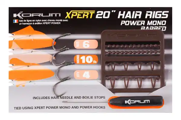 Satisfait Ou Remboursé Korum Xpert Power Mono Hair Rig Barbed