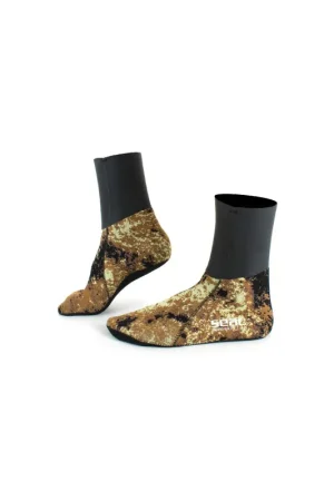 Nouvel Arrivage Chaussons Seac Seal Skin Camo Brown 3mm