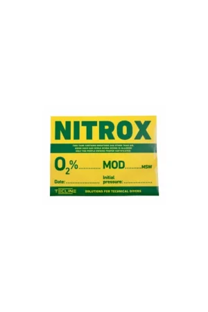 Acheter En Ligne Auocollant Tecline pour bloc Nitrox