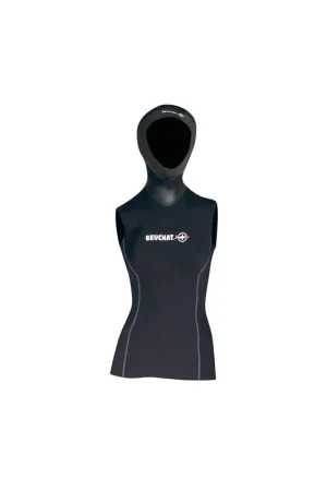 Gilet Beuchat Focea 2.5mm femme cagoule attenante Satisfait Ou Remboursé