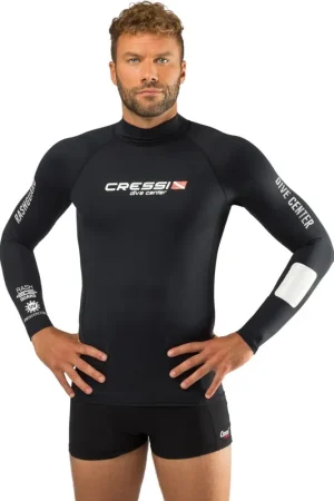 Rash guard Cressi Dive center H/F Manche longue Livraison Express