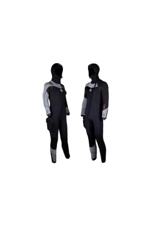 Combinaison de plongée 7mm Dynaflex avec cagoule Aqualung H/F Commander Maintenant