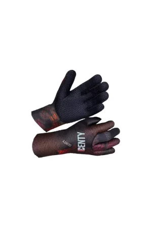 Gants Denty Spearfishing Anaconda Rouge 3mm Prix Bas