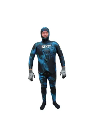 Vente Flash Combinaison Denty Spearfishing Anaconda Bleu 3mm