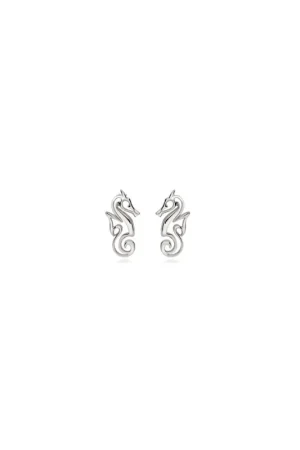 Expédié Aujourd'hui Boucles d'oreilles en Argent - Polo Sea Horse