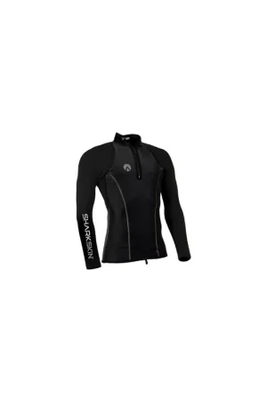 Haut Sharkskin Performance Wear Demi Zip Haute Qualité