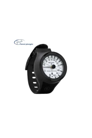 Profondimètre Aqualung analogique avec bracelet Marque