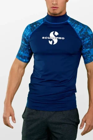 Dernier Modèle RASH GUARD M C Homme Scubapro