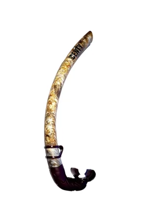 Commander Vite Tuba Denty Spearfishing Camouflage Marron Grand Volume